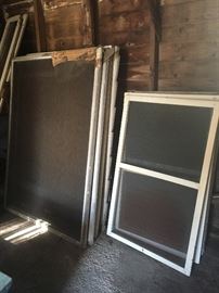 Large and medium screens for old front porch