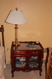Pair of Night Stand and Lamps