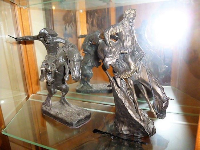 Several Western Theme Figurines