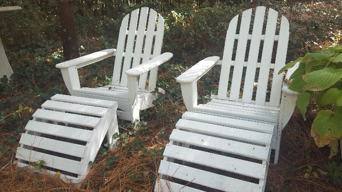 Plow and Hearth Polywood Adirondack Chairs,