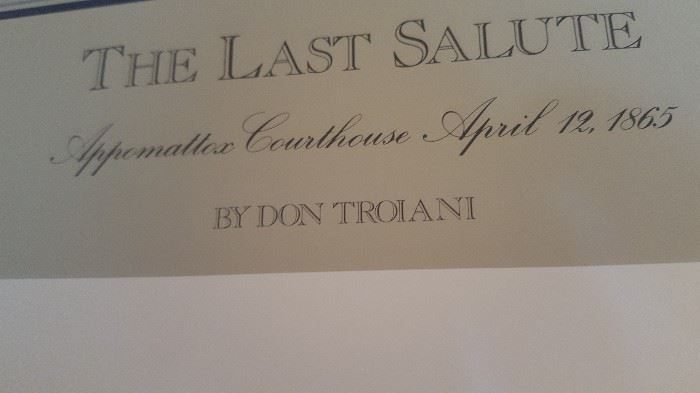 The Last Salute Don Troiani Publishers Proof 