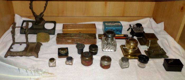 more of the antique ink wells