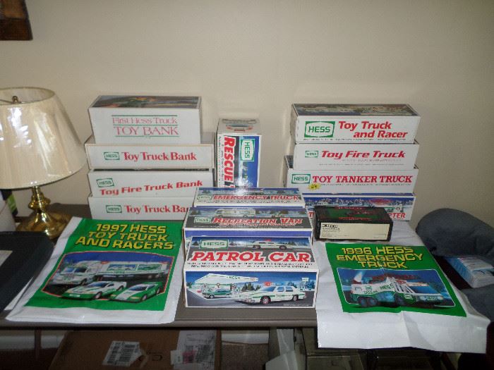 Collection of Hess Trucks & Banks