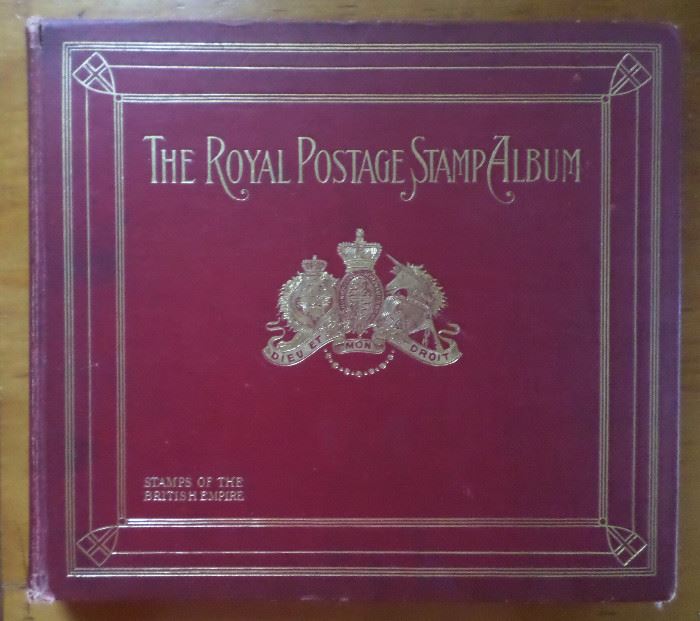 1904 Royal Postage Stamp Album (with some stamps)