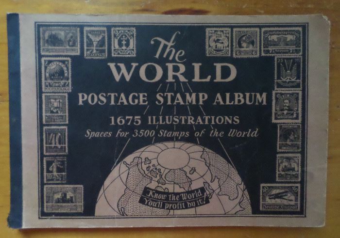 1930 The World Postage Stamp Album (with some stamps)