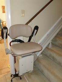 electric chair stair lift (and the original installer would be willing to install at your location)