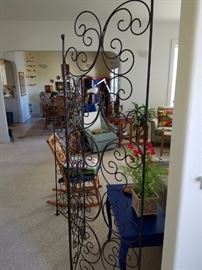 Lovely Airy Wrought Iron Screen