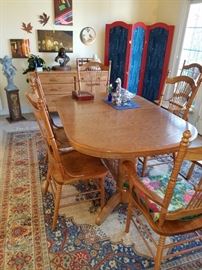 Oblong Table and 6 Chairs