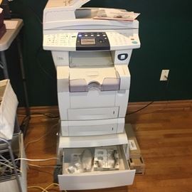 This is a Xerox Network copier. Does everything, have paper work and all service upkeep papers