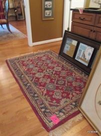 Various rugs available in different sizes.