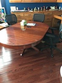 Office Conference Table and 4 Office Chairs