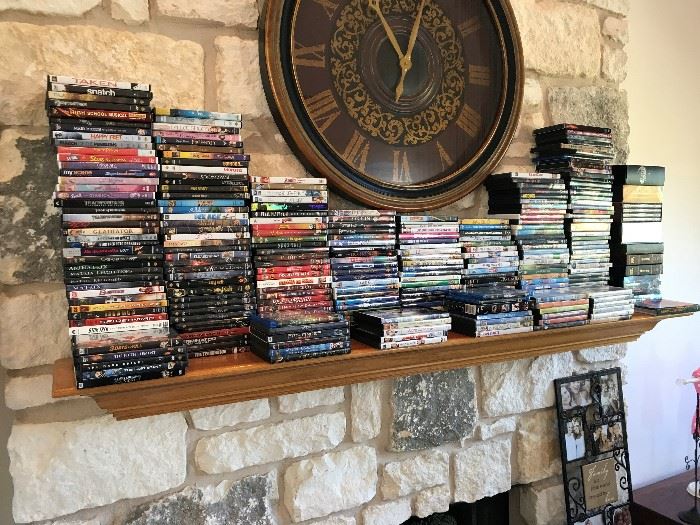 Over 400 DVD's