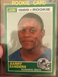Rare MINT Barry sanders Rookie Card