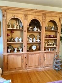 Solid Wood Bookcase/Wall Unit