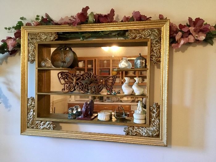 Vintage ornate mirror
