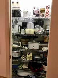 Large selection of small appliances