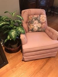 Chair and plant