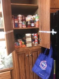 Kitchen - food in pantry - all in date