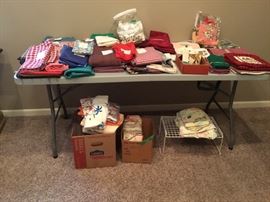 More linens and lots of fabrics