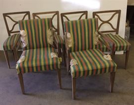 Robs John Gibbings Dining Chairs - 2 arms - 4 side