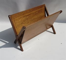 Beautiful Mahogany Magazine Rack