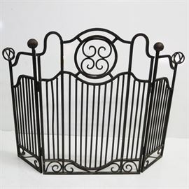 Wrought Iron Fireplace Screen