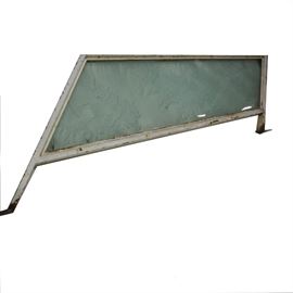 Incredible Etched Glass Staircase Rail - Horses in the Surf