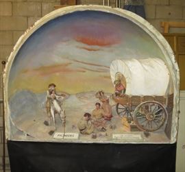 Mechanical Diorama of the Old West Pioneers from the Cliff House - Sutro Baths San Francisco