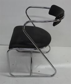 Art Deco Chrome Tubular "Z" Chair - Gilbert Rohde