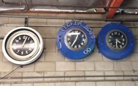 Vintage Neon Clocks