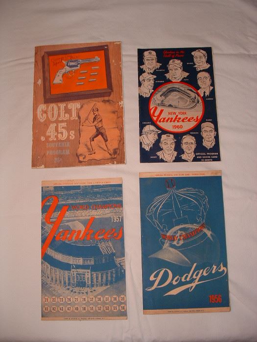 The Colt 45's program is from the opening day