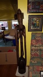 Large Carved African Art