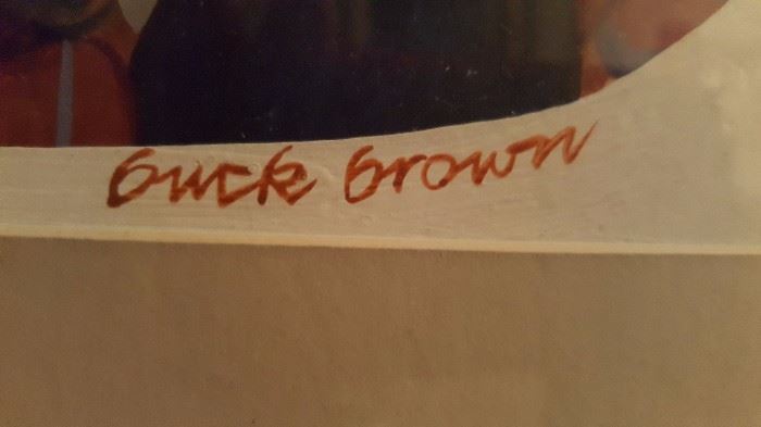 Signed Buck Brown