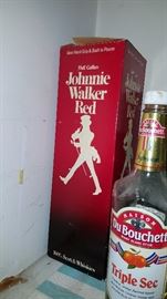 Vintgae Johnnie  Walker Red 1/2 Gallon