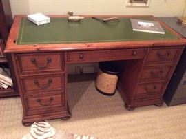 Leather Top traditional desk