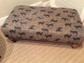 Animal print stool
