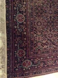 Detail of large area rug