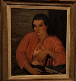 HOWARD CHURCH 1930's OIL PAINTING