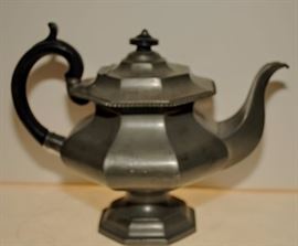ENGLISH PEWTER TEAPOT