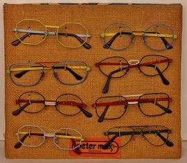 SUPER RARE PETER MAX EYE GLASS FRAMES DISPLAY