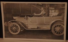 REAL PHOTO POSTCARDS ~ EARLY AUTOMOBILE PLANT 
