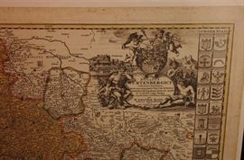 FRENCH MAP, DUCHY OF WURTEMBERG [2 sections ]Published : Nürnberg circa 1710 ~ Map maker : Johann Baptist Homann / M. Johannem Majer ~ Coloring : Hand Colored ~ EACH 20.5" x 25"
FRENCH MAP, DUCHY OF WURTEMBERG [2 sections ]Published : Nürnberg circa 1710 ~ Map maker : Johann Baptist Homann / M. Johannem Majer ~ Coloring : Hand Colored ~ EACH 20.5" x 25"
