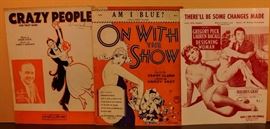 HUNDREDS OF VINTAGE SHEET MUSIC ~ A SAMPLE