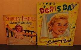 SHIRLEY TEMPLE BOOK & DORIS DAY COLORING BOOK