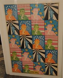PETER MAX POSTER MAYOR LINDSEY 