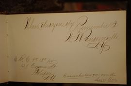 1864-5 AUTOGRAPH BOOK 