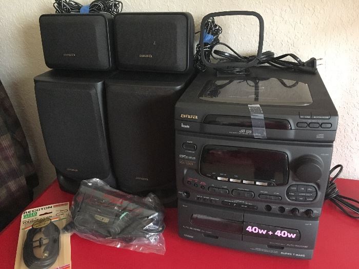 This FUN Aiwa Audio System does it all - including Karaoke!