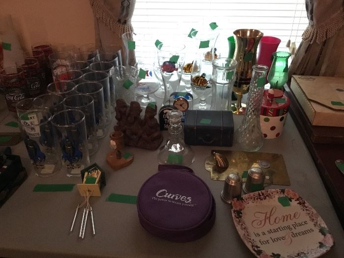 Glasses, bud vases and more