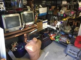 Larger of 2 storage buildings