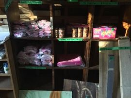 Corner of draft table with ruler on right